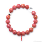 Rhodonite Bead Bracelet from Brazil | Venusrox