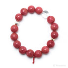 Rhodonite Bead Bracelet from Brazil | Venusrox