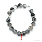 Tourmalinated Quartz Bead Bracelet from Brazil | Venusrox