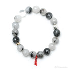 Tourmalinated Quartz Bead Bracelet from Brazil | Venusrox