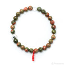 Unakite Bead Bracelet from South Africa | Venusrox
