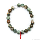 Rhyolite (Rainforest Jasper) Bead Bracelet from Australia | Venusrox