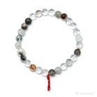 Chlorite/Lodalite Quartz Bead Bracelet from Brazil | Venusrox