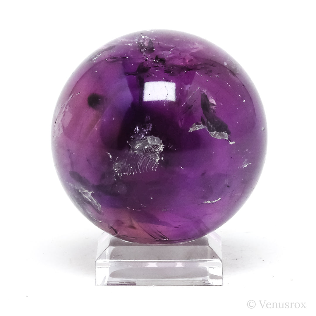 Amethyst Phantom Polished Sphere from Brazil | Venusrox