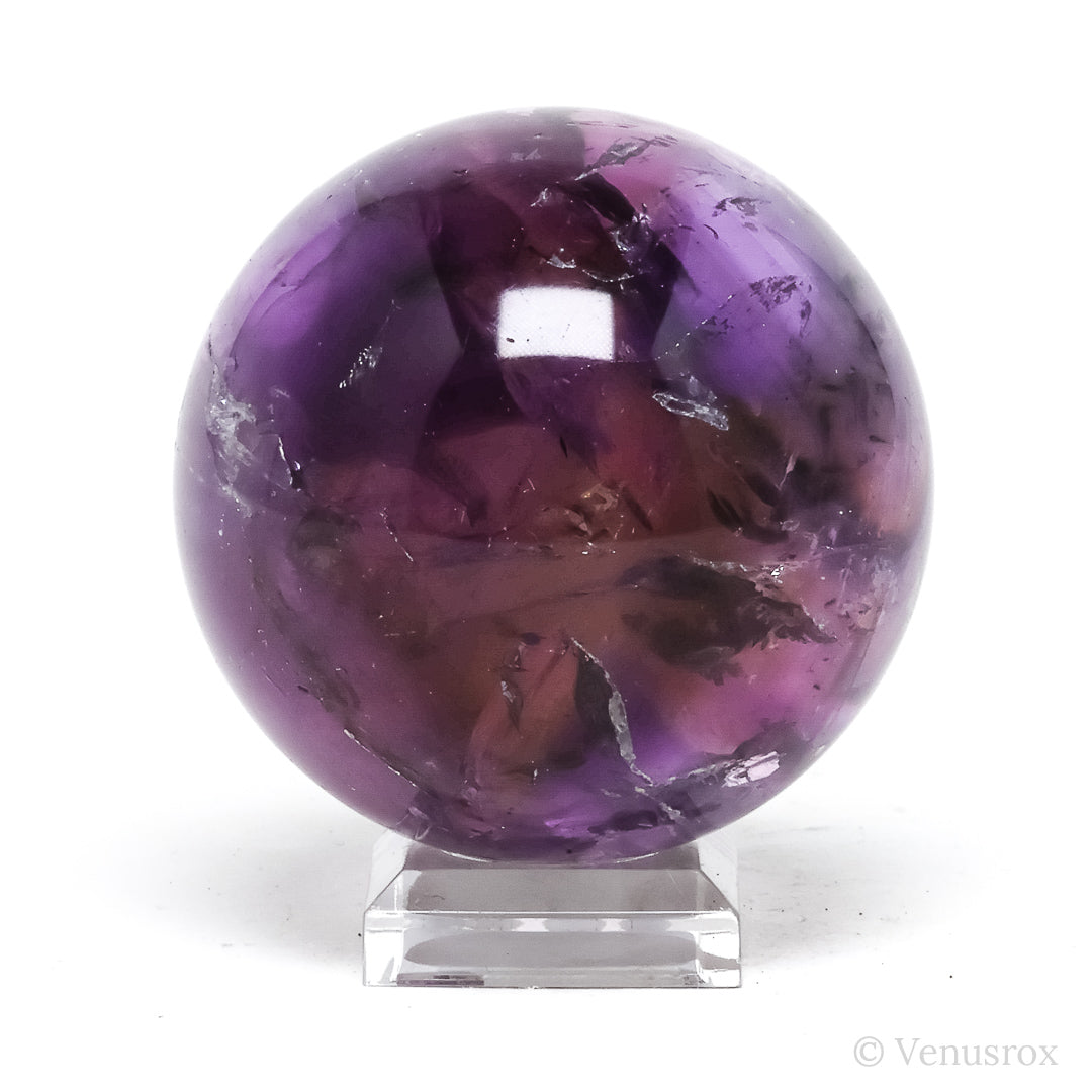 Amethyst Phantom Polished Sphere from Brazil | Venusrox