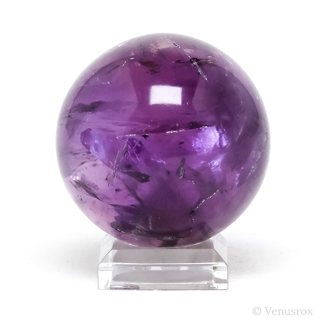 Amethyst Phantom Polished Sphere from Brazil | Venusrox