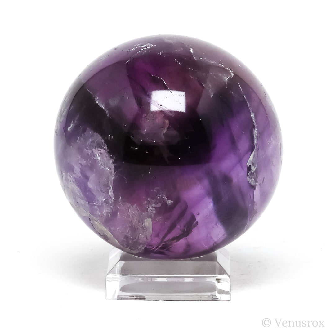 Amethyst Phantom Polished Sphere from Brazil | Venusrox