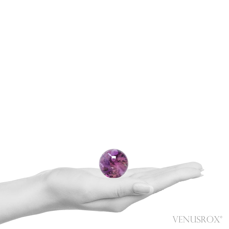 Amethyst Phantom Polished Sphere from Brazil | Venusrox