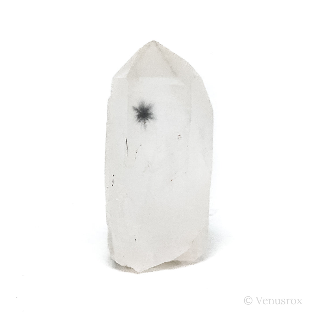 Hollandite Quartz Part Polished/Part Natural Point from Madagascar | Venusrox