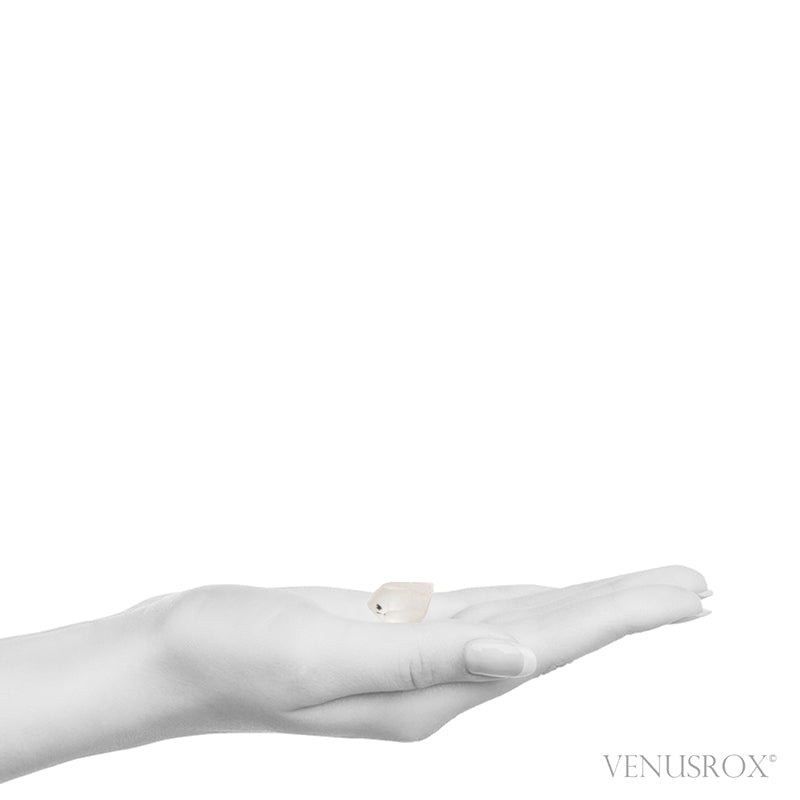 Hollandite Quartz Part Polished/Part Natural Point from Madagascar | Venusrox