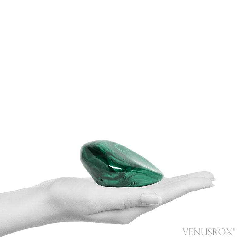 Malachite Polished Crystal from the Democratic Republic of Congo | Venusrox