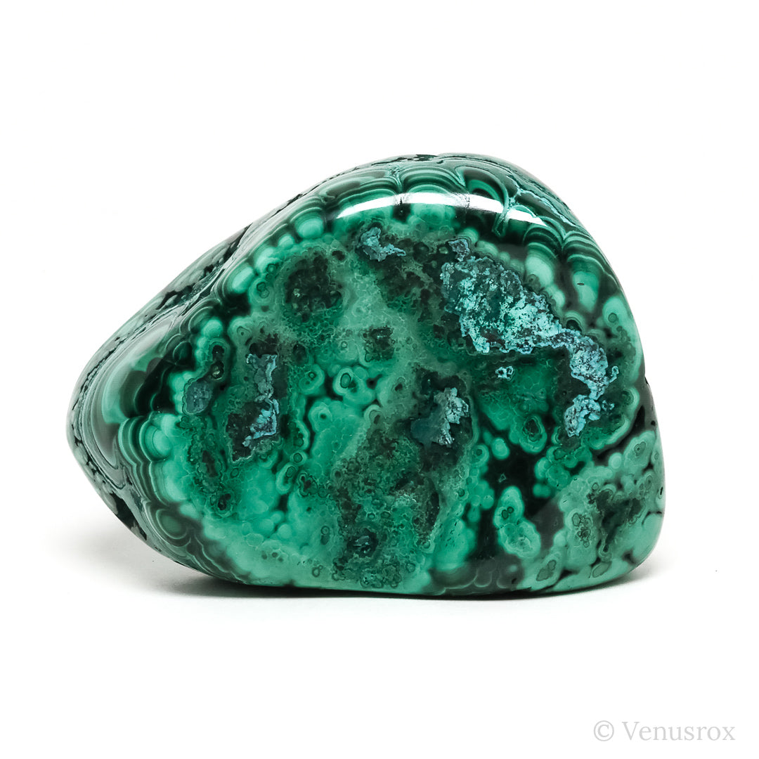 Malachite with Chrysocolla Polished Crystal from the Democratic Republic of Congo | Venusrox