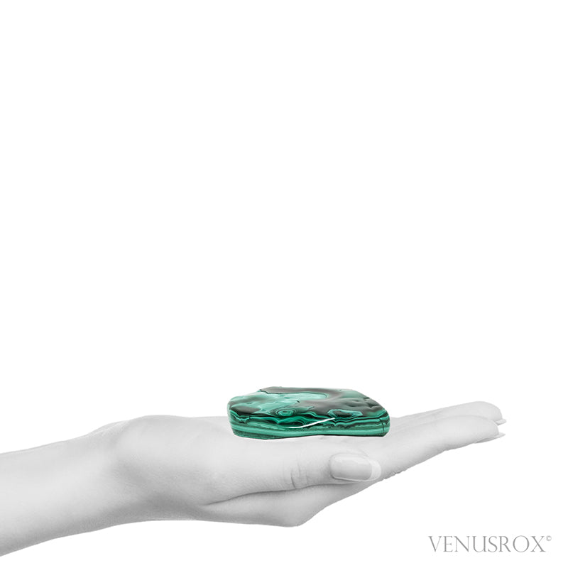 Malachite Polished Crystal from the Democratic Republic of Congo | Venusrox