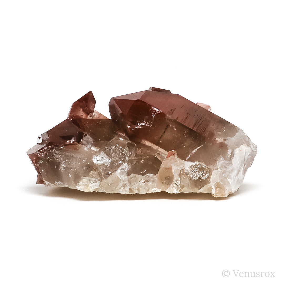 Ferruginous (Red) Quartz Natural Cluster from Tinejdad, Errachidia Province, Drâa-Tafilalet Region, Morocco | Venusrox