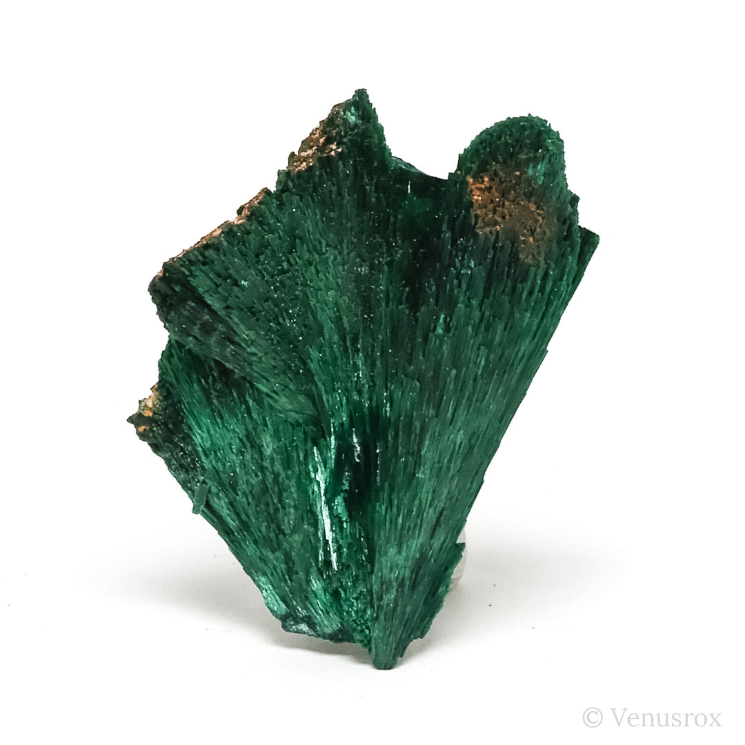 Fibrous Malachite with Matrix Natural Crystal from Kerrouchene, Khenifra Province, Meknes-Tafilalet Region, Morocco, Africa | Venusrox