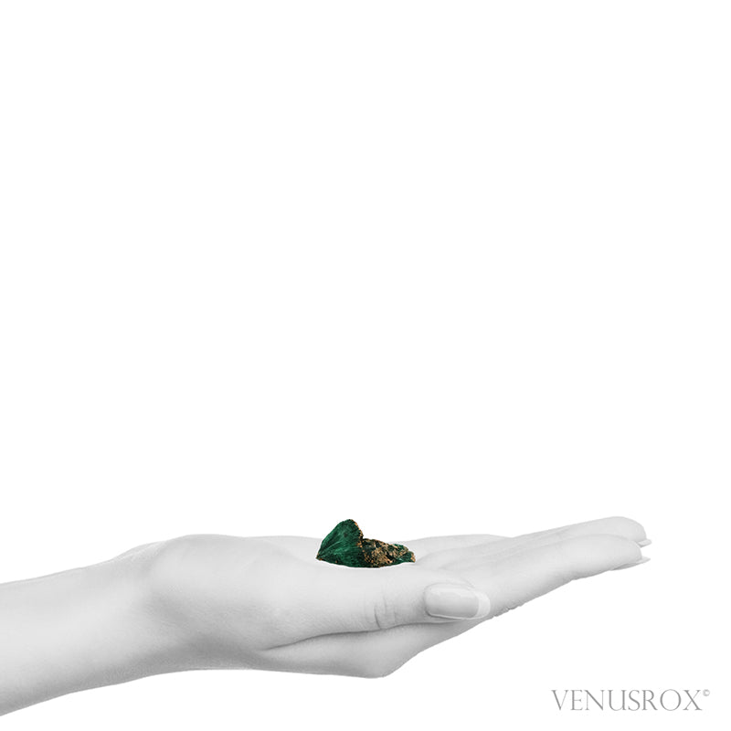 Fibrous Malachite with Matrix Natural Crystal from Kerrouchene, Khenifra Province, Meknes-Tafilalet Region, Morocco, Africa | Venusrox