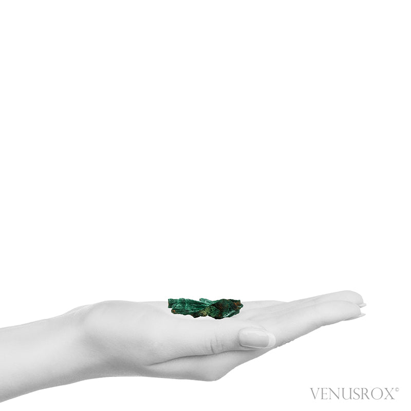 Fibrous Malachite with Matrix Natural Crystal from Kerrouchene, Khenifra Province, Meknes-Tafilalet Region, Morocco, Africa | Venusrox