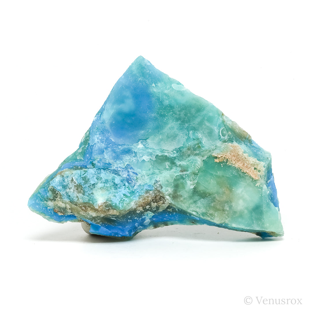 Blue Andean Opal Natural Crystal from the Acari Mine, Caraveli Province, Arequipa Department, Peru | Venusrox