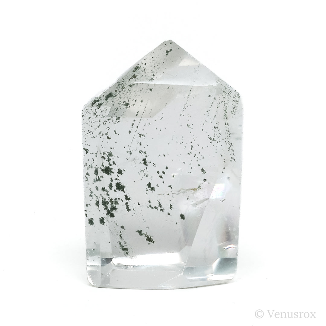Chlorite Phantom Quartz Polished Point from Madagascar | Venusrox