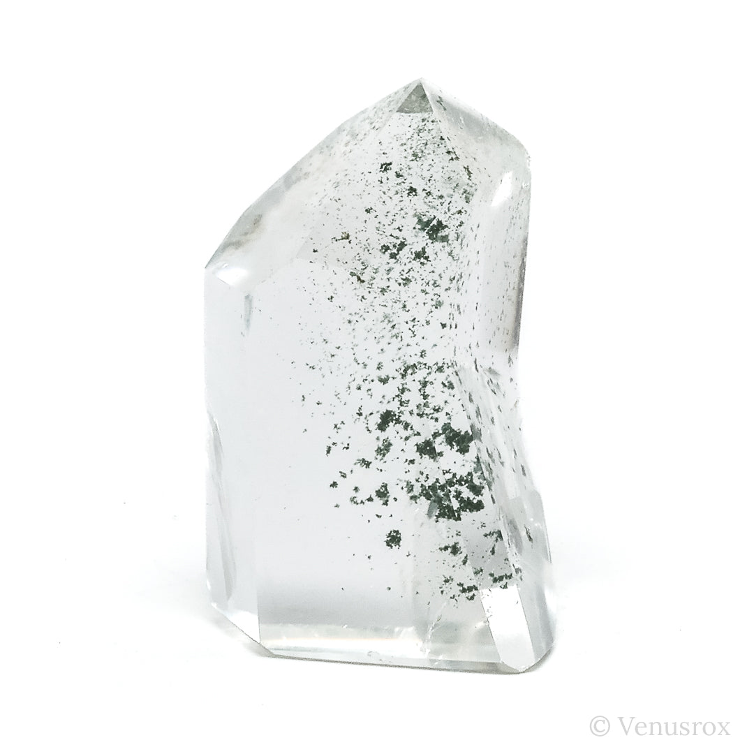 Chlorite Phantom Quartz Polished Point from Madagascar | Venusrox