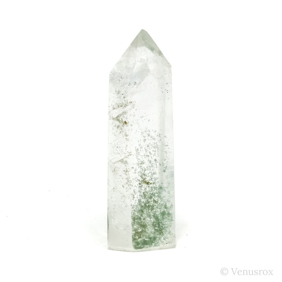 Chlorite Phantom Quartz Polished Point from Madagascar | Venusrox