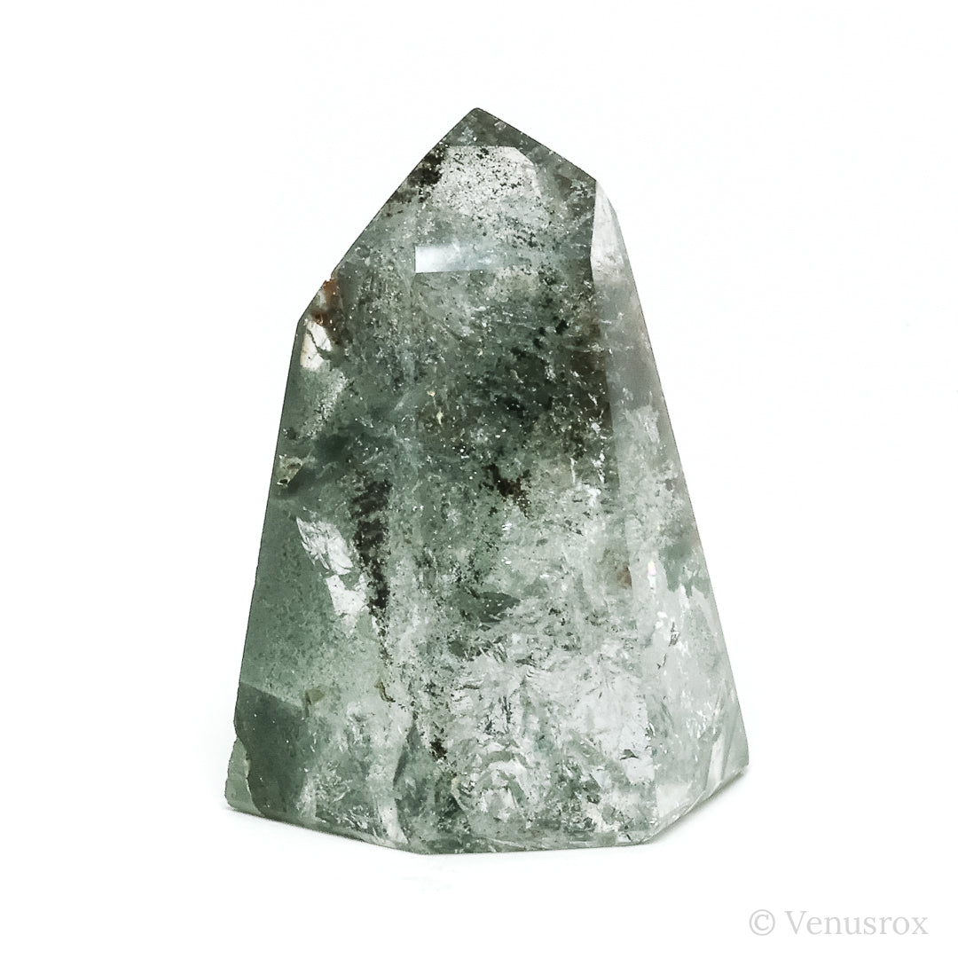 Chlorite Phantom Quartz Polished/Natural Point from Madagascar | Venusrox