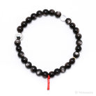 Silver Sheen Obsidian Bracelet from Mexico | Venusrox