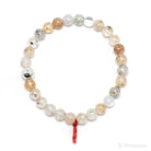 Mica in Quartz Bead Bracelet from Madagascar | Venusrox