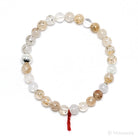 Mica in Quartz Bead Bracelet from Madagascar | Venusrox