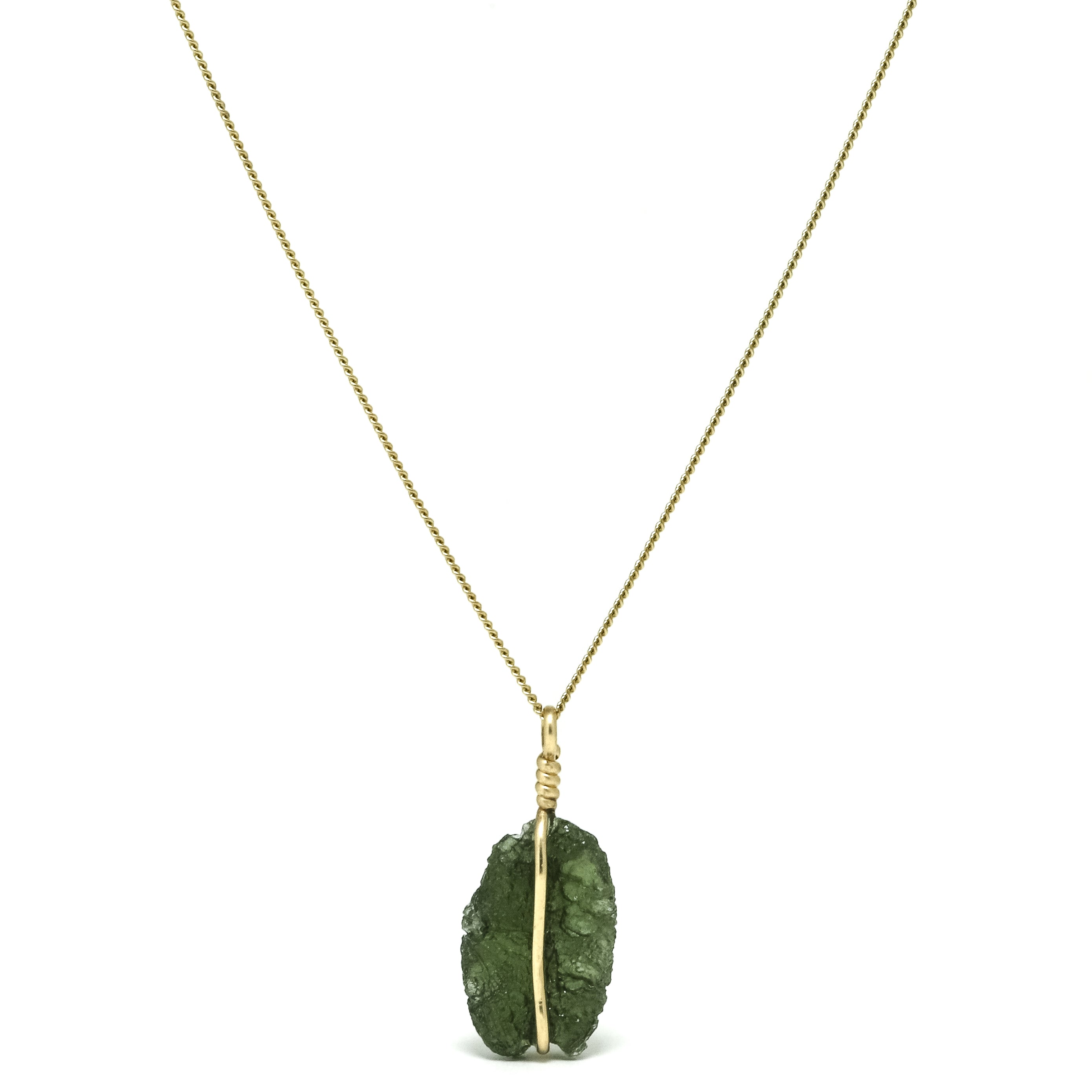 Moldavite Crystal Pendant from Chlum, Czech Republic | Venusrox