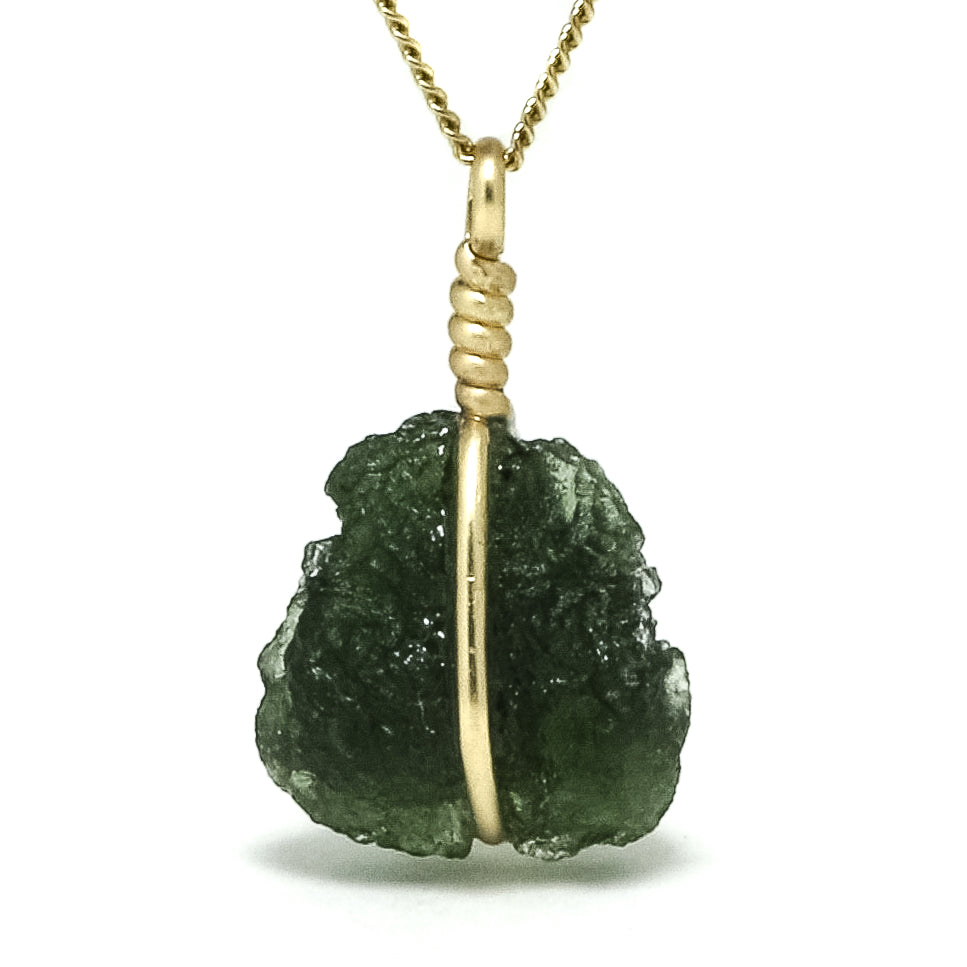Moldavite Crystal Pendant from Chlum, Czech Republic | Venusrox