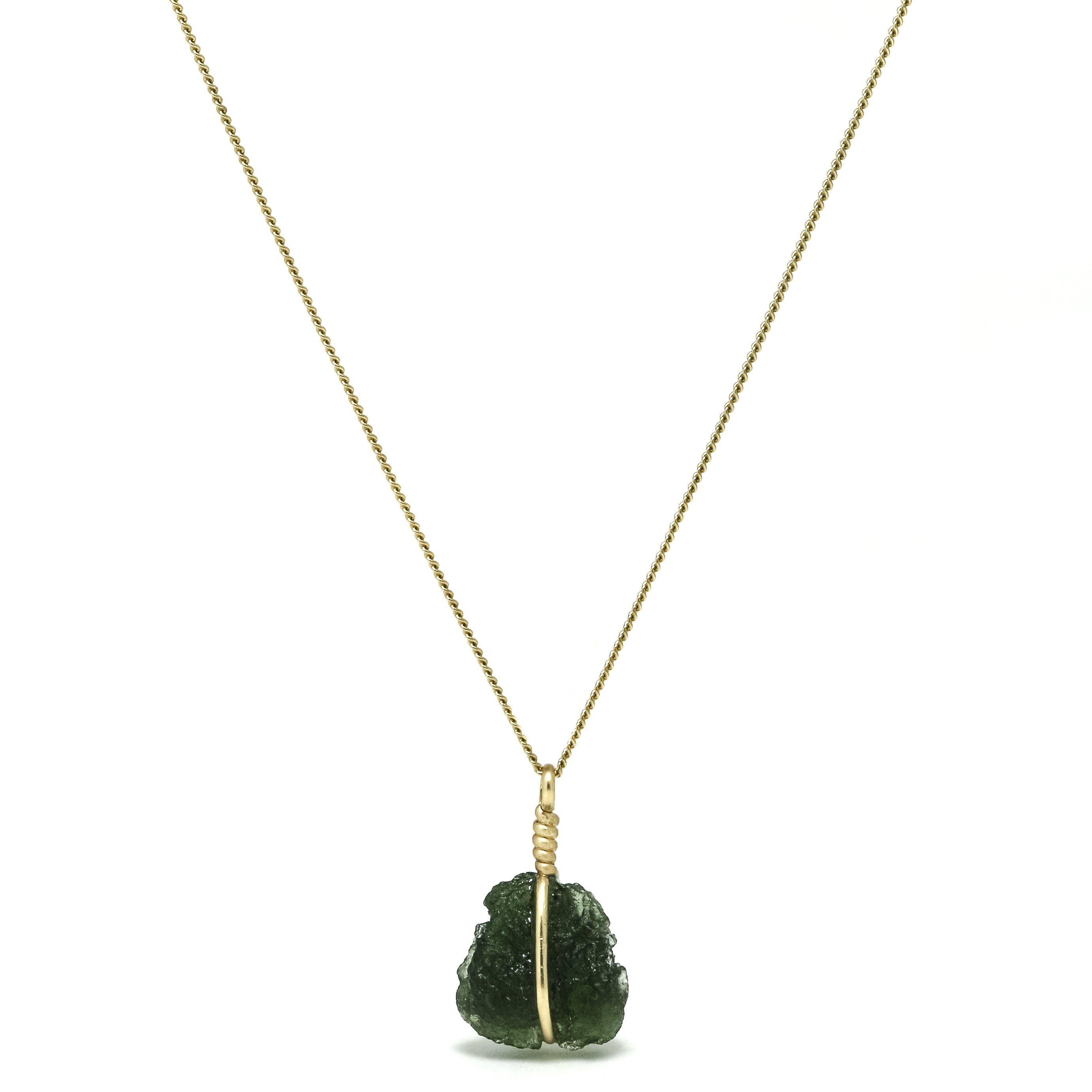 Moldavite Crystal Pendant from Chlum, Czech Republic | Venusrox