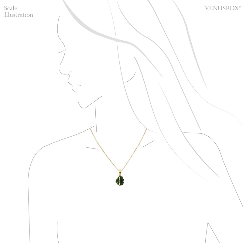 Moldavite Crystal Pendant from Chlum, Czech Republic | Venusrox