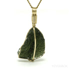 Natural Moldavite Crystal Pendant from Chlum, Czech Republic | Venusrox