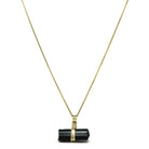 Black Tourmaline Natural Double Terminated Crystal Pendant from Brazil | Venusrox