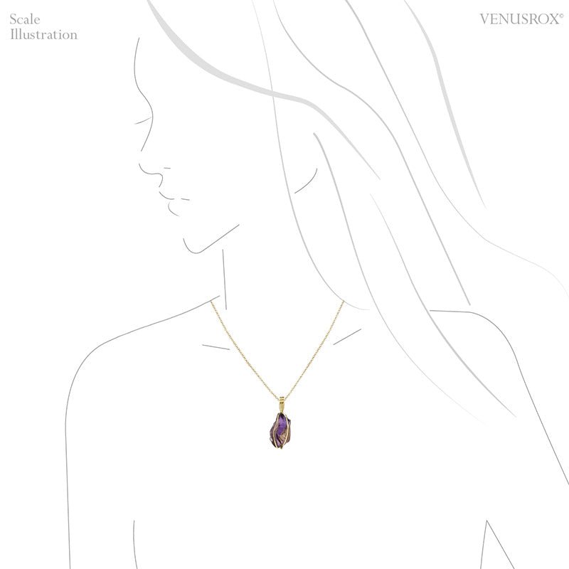 Ametrine Natural Crystal Pendant from Bolivia | Venusrox
