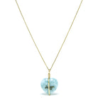 Larimar Polished Crystal Pendant from Dominican Republic, Caribbean Sea | Venusrox