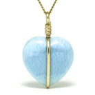 Larimar Polished Crystal Pendant from Dominican Republic, Caribbean Sea | Venusrox