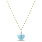 Larimar Polished Crystal Pendant from Dominican Republic, Caribbean Sea | Venusrox