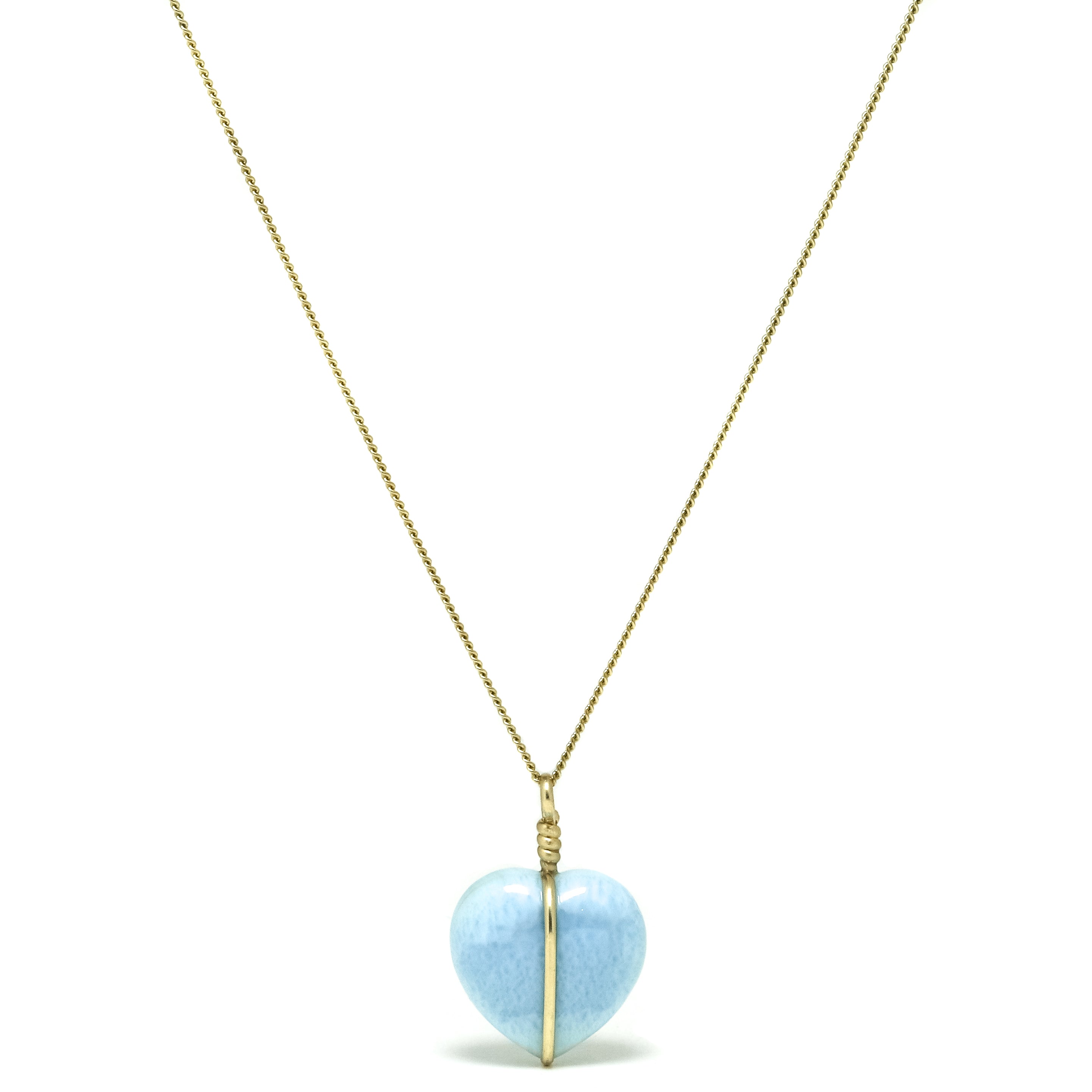 Larimar Polished Crystal Pendant from Dominican Republic, Caribbean Sea | Venusrox