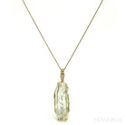 Etched Quartz Natural Crystal Pendant from Madagascar | Venusrox
