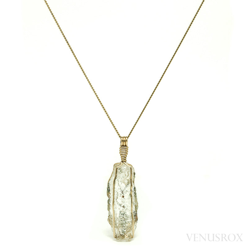 Etched Quartz Natural Crystal Pendant from Madagascar | Venusrox