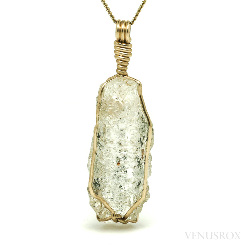 Etched Quartz Natural Crystal Pendant from Madagascar | Venusrox