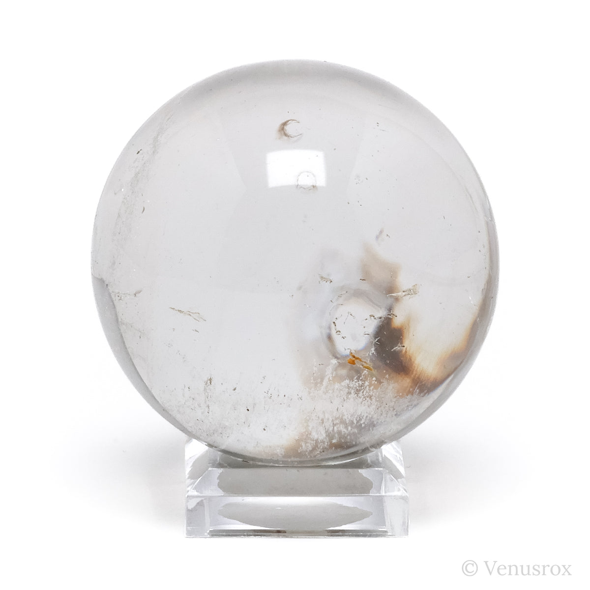 Clear Quartz Polished Sphere from Brazil | Venusrox