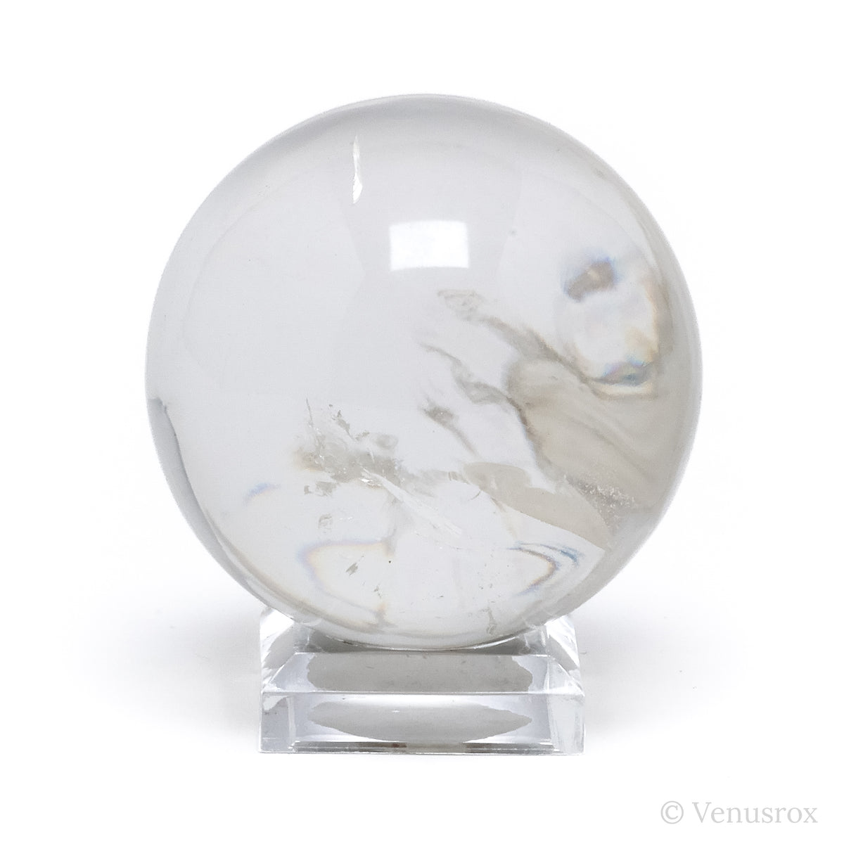 Clear Quartz Polished Sphere from Brazil | Venusrox