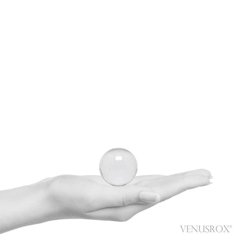 Clear Quartz Polished Sphere from Brazil | Venusrox