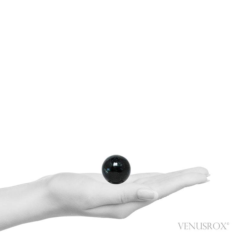 Nuummite Polished Sphere from Greenland | Venusrox