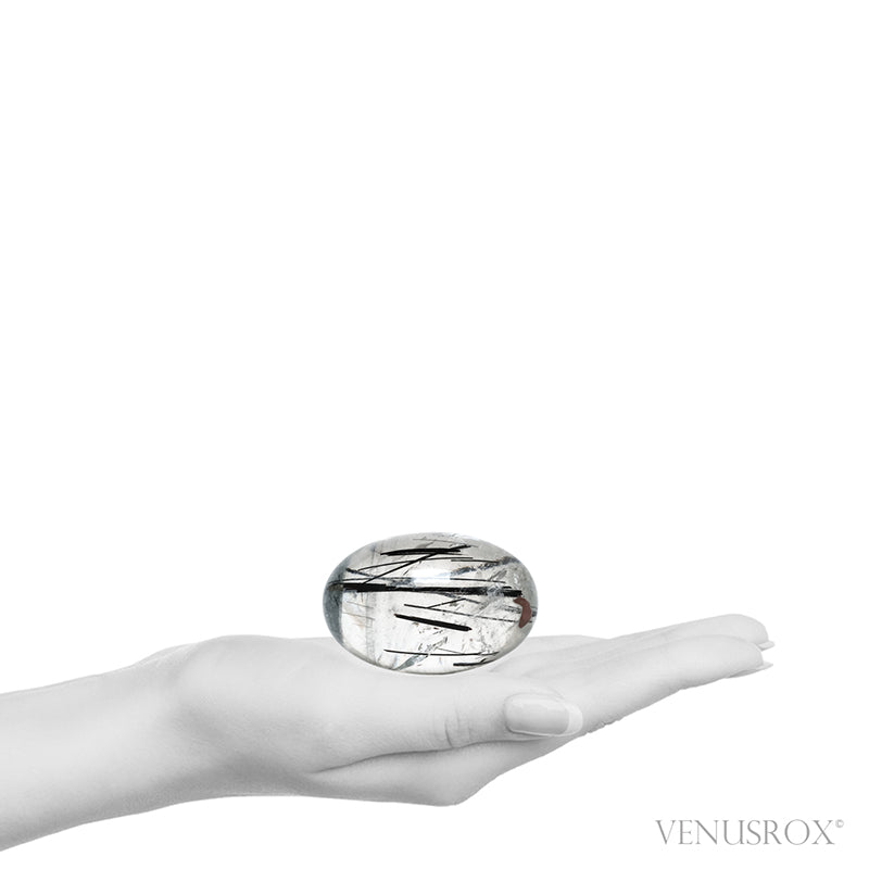 Tourmalinated Quartz Polished Crystal from Brazil | Venusrox