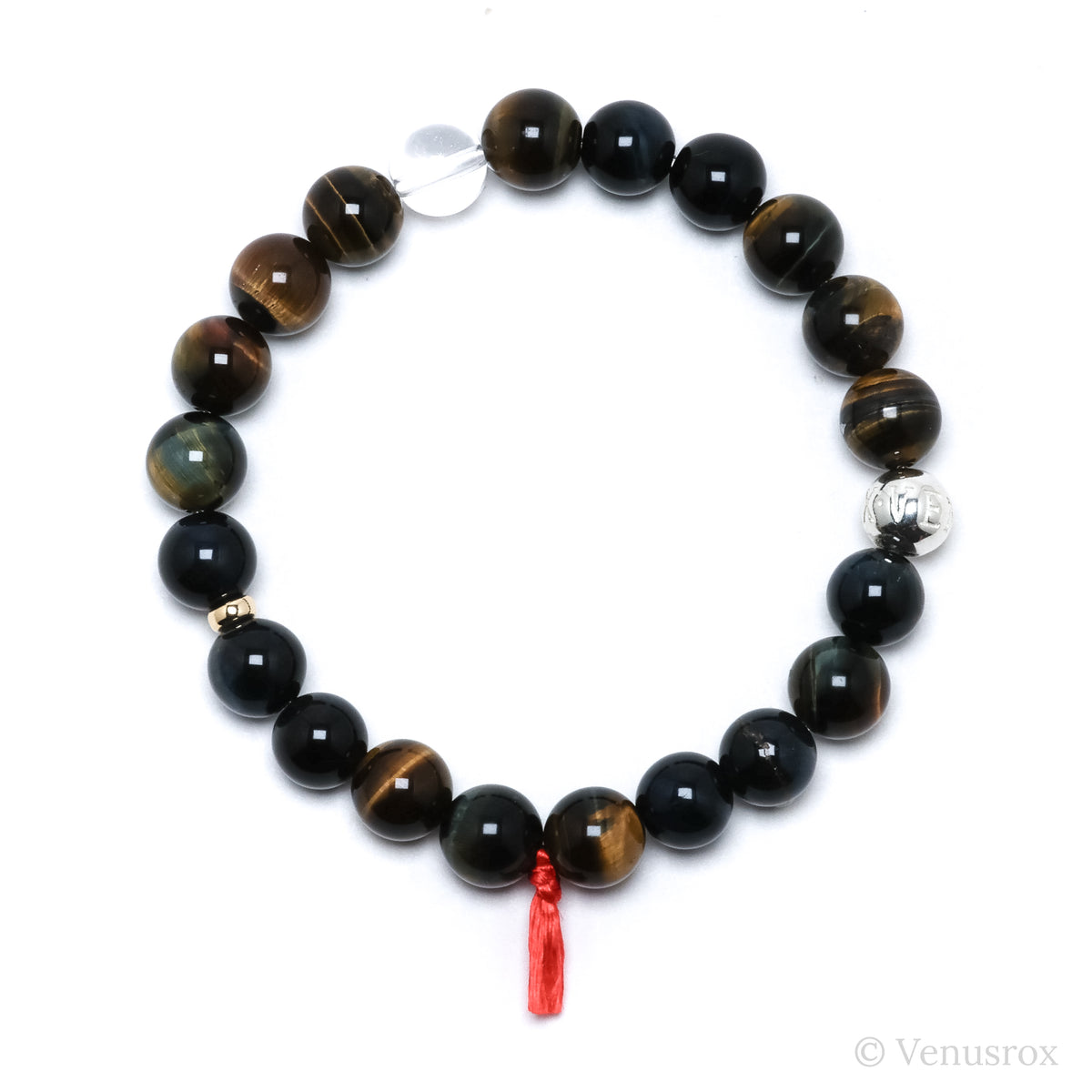 Tigers Eye with Falcons Eye Bracelet from South Africa | Venusrox