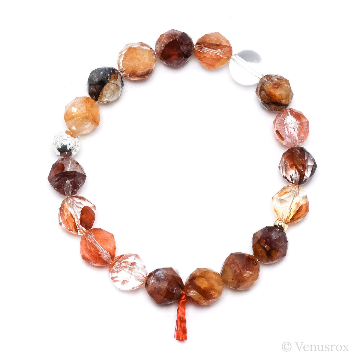 Hematoid/Golden Quartz Bracelet from Brazil | Venusrox